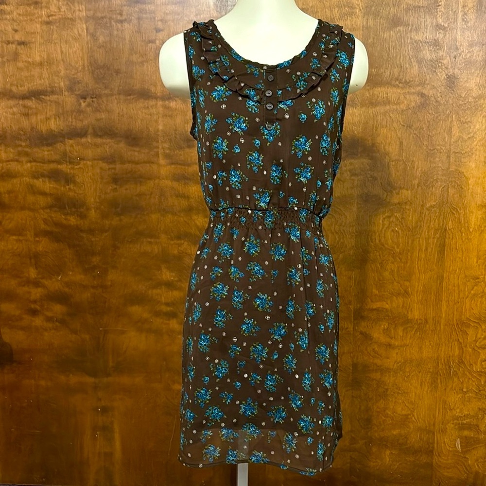 Mossimo Chocolate Brown Sleeveless Dress